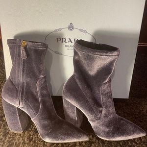 Grey PRADA boots